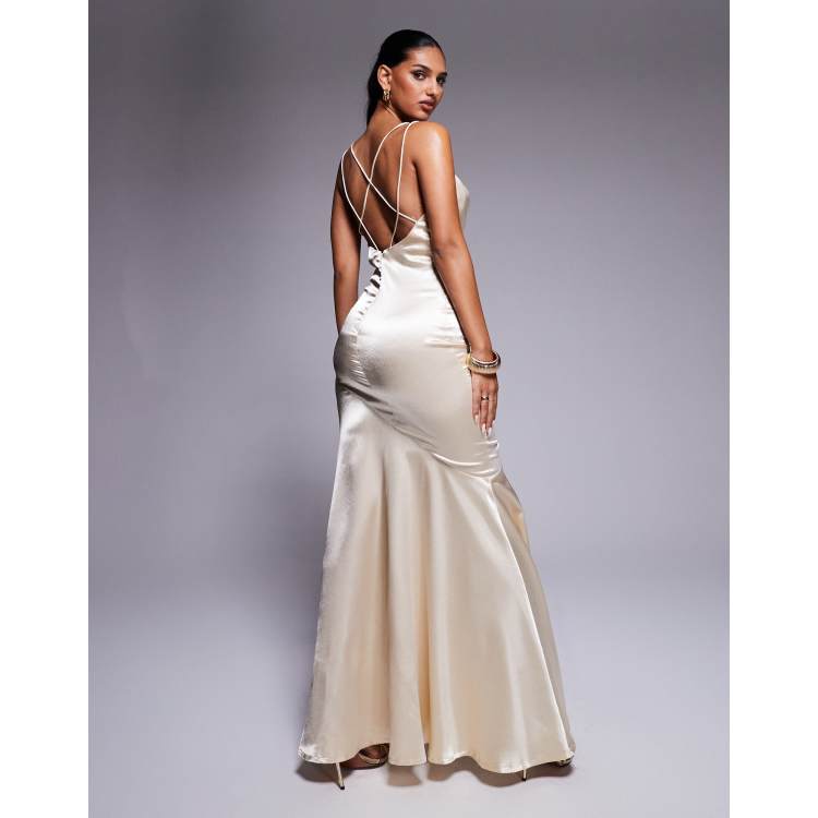 kleo maxi dress Petal and Pup Women's Kleo One Shoulder Maxi Dress