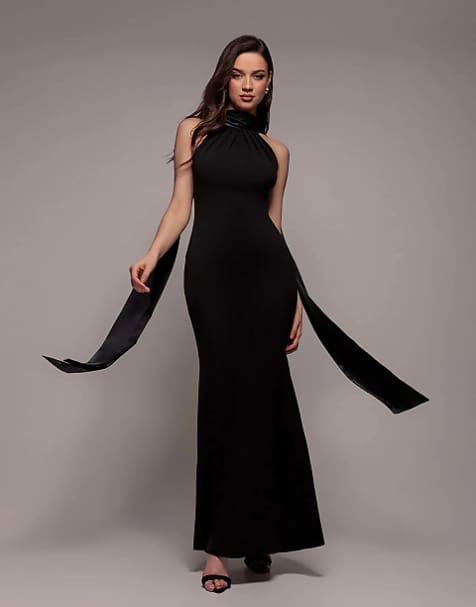 Black Formal Maxi Dresses | Long Black Formal Dresses