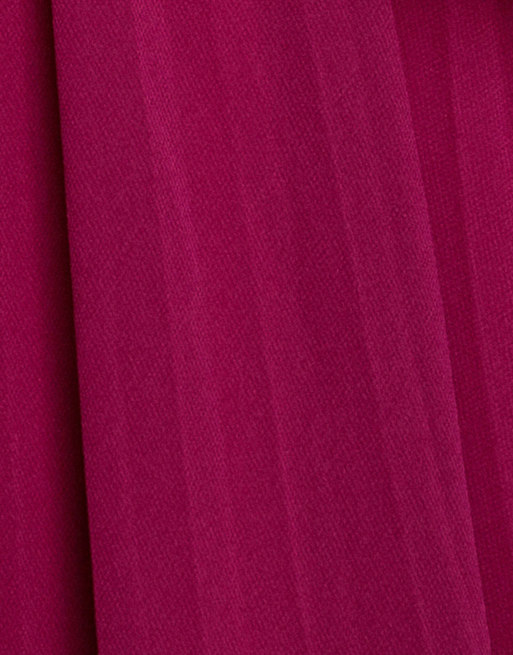 Goddiva Sleeveless pleated chiffon multiway scarf maxi dress in magenta, 4 of 4
