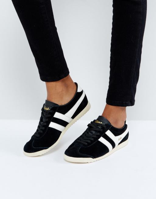 Gola Bullet Suede Sneakers In Black