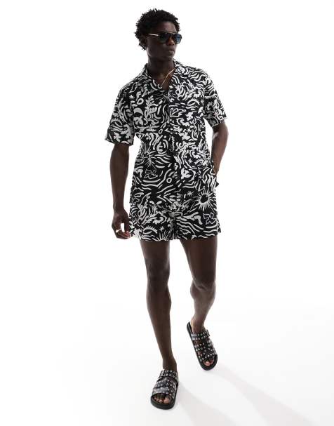 Goldsboro – Flerfärgade strandshorts i semesterstil - view 1