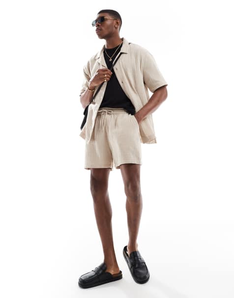 Goldsboro – Freizeit-Shorts in Steinbeige - view 1