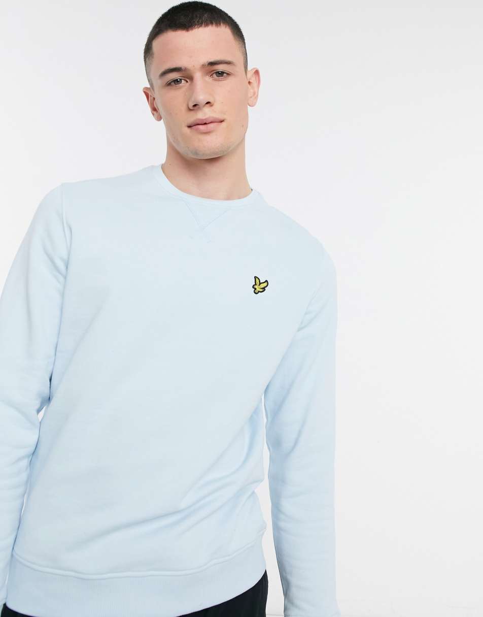 Голубой свитшот Lyle Scott