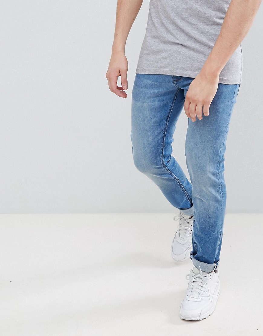 фото Голубые джинсы скинни voi jeans-синий