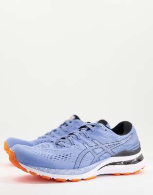 фото Голубые кроссовки asics running gel-kayano 28-голубой