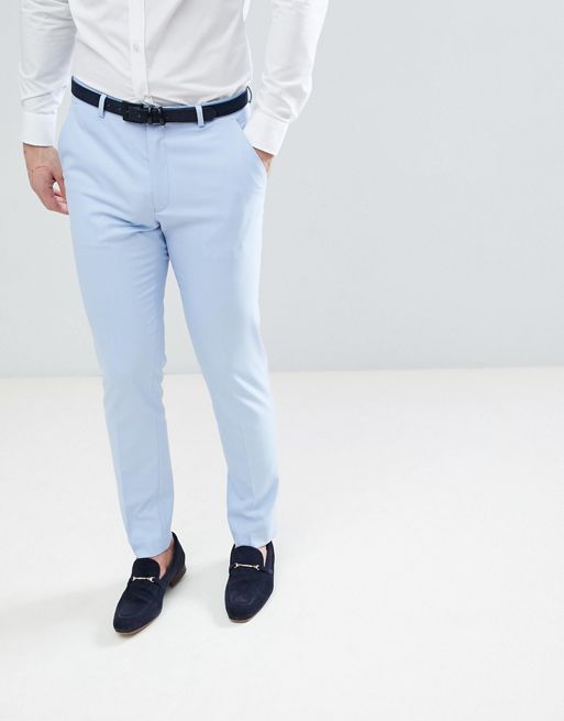 Светло синие мужские брюки