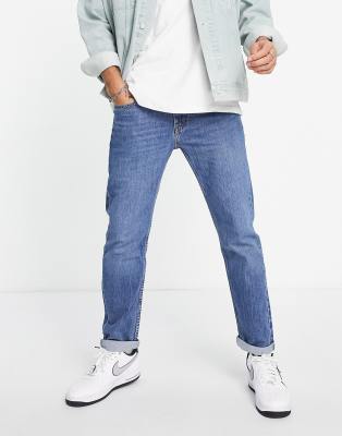 Прямые джинсы  Asos Голубые суженные книзу джинсы Levi's 502-Голубой