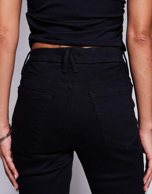 Good American always fits good legs skinny jeans in black, 4 of 5