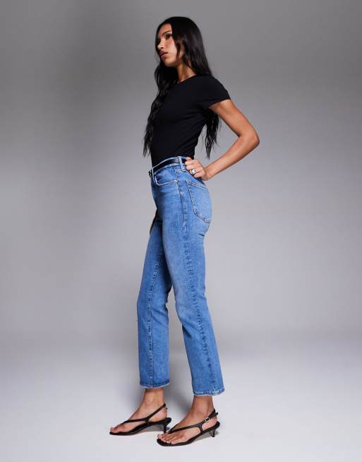 Good American Always Fits Good Legs Straight jeans in mid wash, 2 of 5