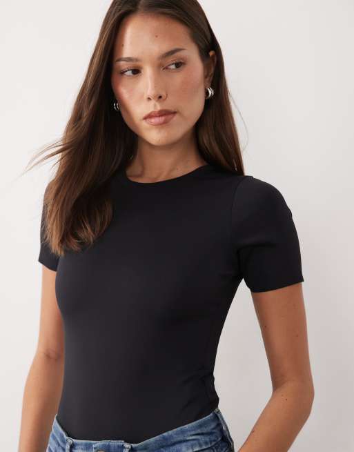 Good American - Corrigerende bodysuit in zwart, 3 van 4