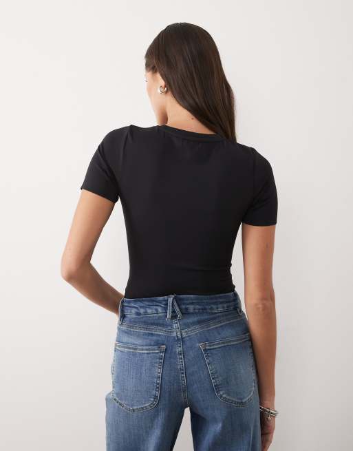 Good American - Corrigerende bodysuit in zwart, 4 van 4