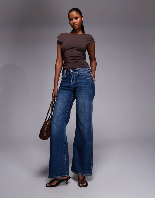 Good American cotton rich sculpting wide neck low back body in brown, 2 of 4