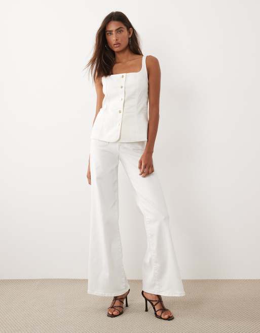 Good American denim co-ord in white, 3 of 3