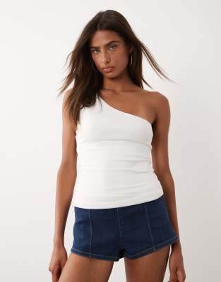 Good American Micro Shorts In Blue