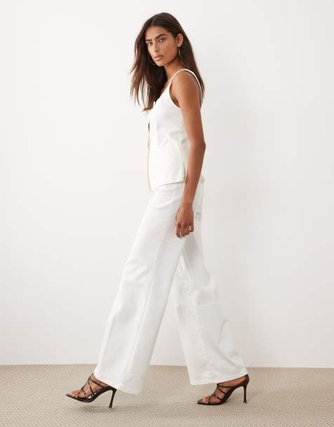 Good American denim set in white - view 1