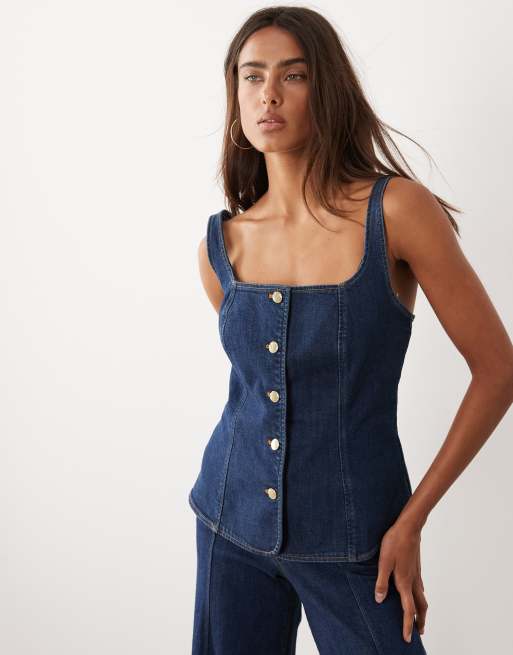 Good American denim set in dark blue wash, 2 of 4
