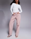 [Good American] Good American good 90s relaxed jeans in dried petal-Pink 10 dried petal003