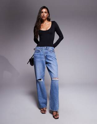 Good American Good 90s Relaxed Jeans In Blue