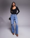 [Good American] Good American Good 90s relaxed jeans in indigo-Blue 12 Indigo 962