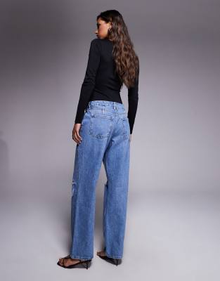 Good American Good 90s Relaxed Jeans In Blue
