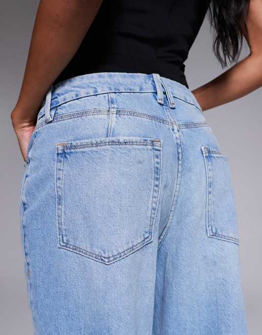 Good American – Good 90s – Verkürzte Relaxed-Fit-Jeans in Hellblau, 4 von 5