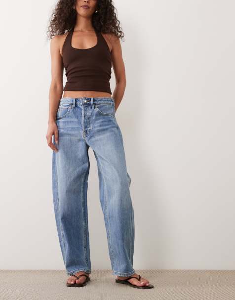 Good American – Good Barrel – Jeans in mittelblauer Waschung - view 1