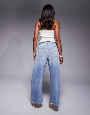 Good American Good Extreme Barrel Leg Jeans