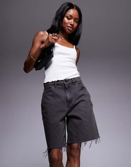Good American – Good Extreme – Svarta shorts med barrelben, 3 av 5