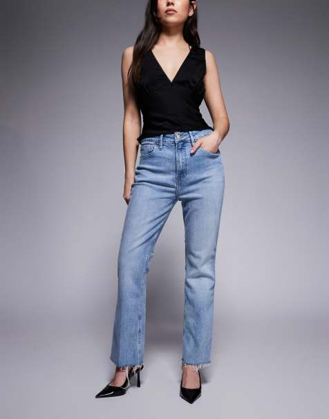 Good American - Good Kick - Lyseblå jeans med svaj - view 1