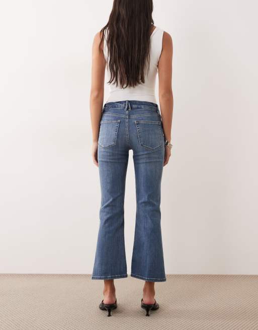 Good American - Good Legs - Cropped jeans med smalt bootcut-snit i lyseblå vask, 2 af 5