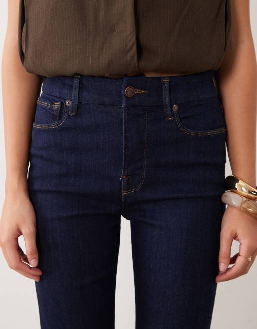 Good American - Good Legs - Cropped jeans med smalt bootcut-snit i mørkeblå vask, 5 af 5
