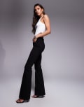 [Good American] Good American good legs flare jeans in black 20 Black 001