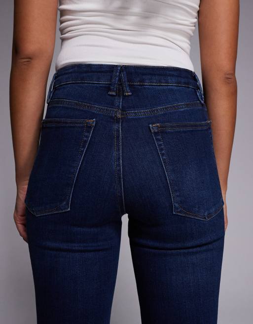 Good American - Good Legs - Flared jeans in donkerblauwe wassing, 5 van 5