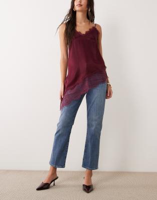 Good American - Good Legs - Gerade geschnittene Jeans in hellblauer Waschung