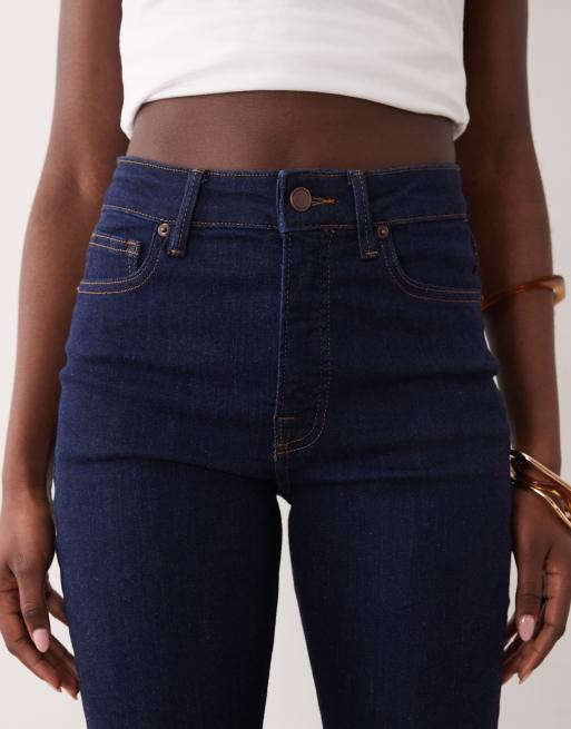 Good American - Good Legs - Jean évasé - Bleu foncé délavé, 4 de 5