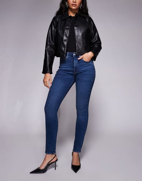 Good American - Good Legs - Jeans skinny blu medio - view 1
