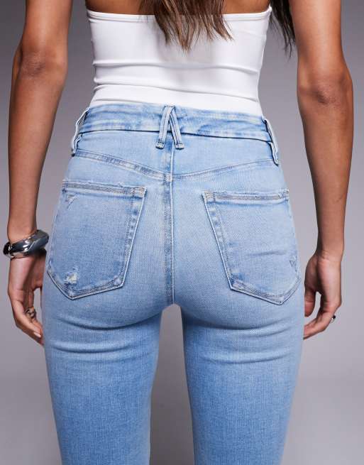 Good American - Good Legs - Jeans skinny morbidi blu medio, 4 di 5