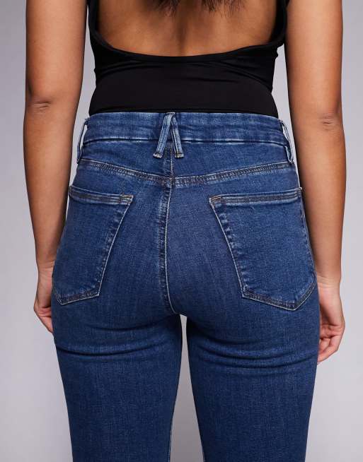 Good American - Good Legs - Mellemblå skinny-jeans, 4 af 5