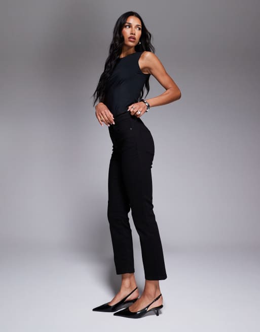 Good American - Good Legs - Rechte jeans in zwart, 3 van 5