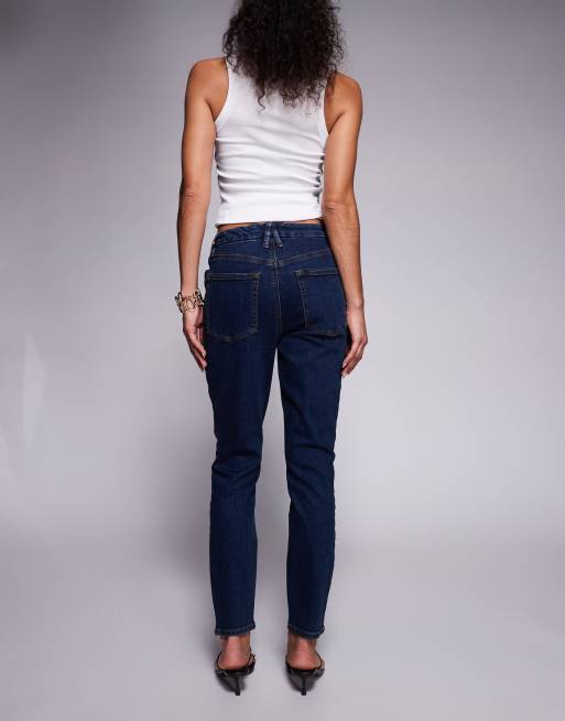 Good American good legs skinny jeans in dark blue wash, 2 of 5