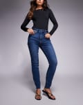 [Good American] Good American Good Legs skinny jeans in dark blue 18-20 Blue 866