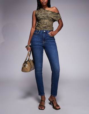Good American Good Legs Skinny Jeans In Blue