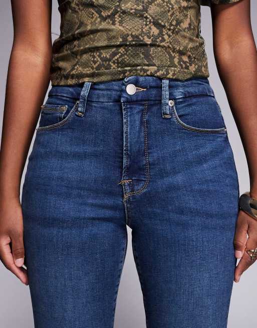 Good American Good Legs skinny jeans in dark blue, 4 of 5