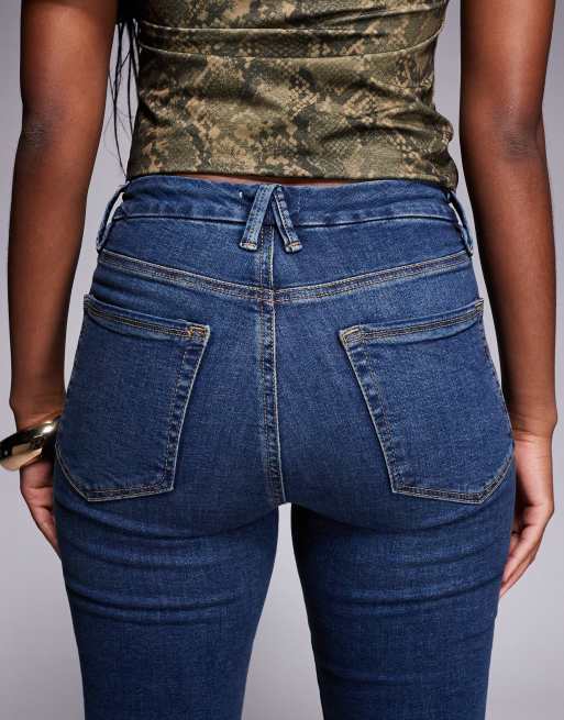 Good American Good Legs skinny jeans in dark blue, 5 of 5
