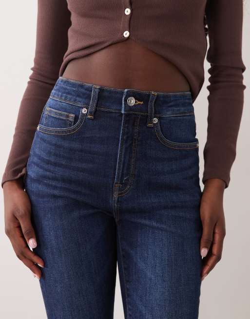 Good American Good Legs skinny jeans in dark blue, 4 of 5