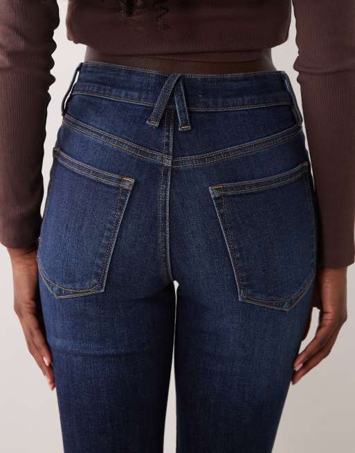 Good American Good Legs skinny jeans in dark blue, 5 of 5