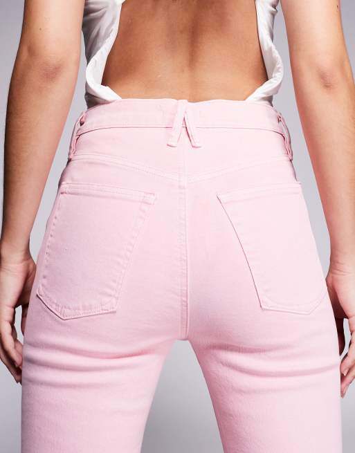 Good American - Good Standard - Jean évasé - Flamant rose, 4 de 5
