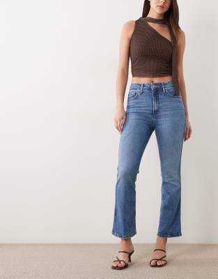 Good American Good Standard Kick Flare Jeans In Blue