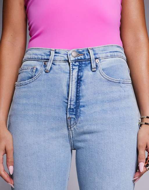 Good American - Good Standard - Kick flared jeans in blauw, 5 van 5