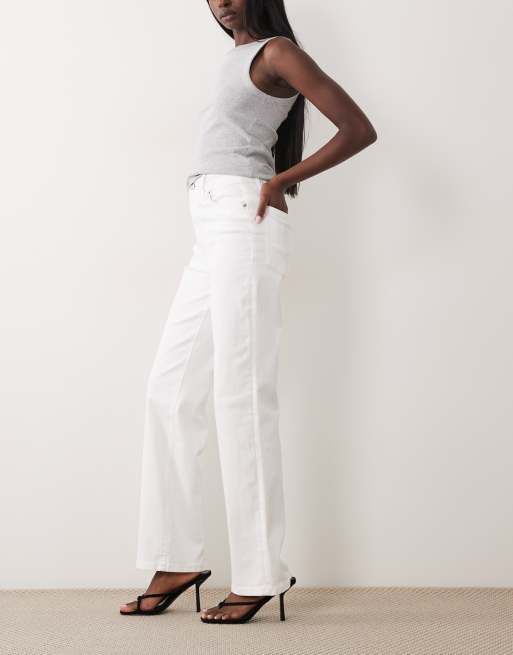 Good American - Good True - Hvide jeans med lige ben, 2 af 5